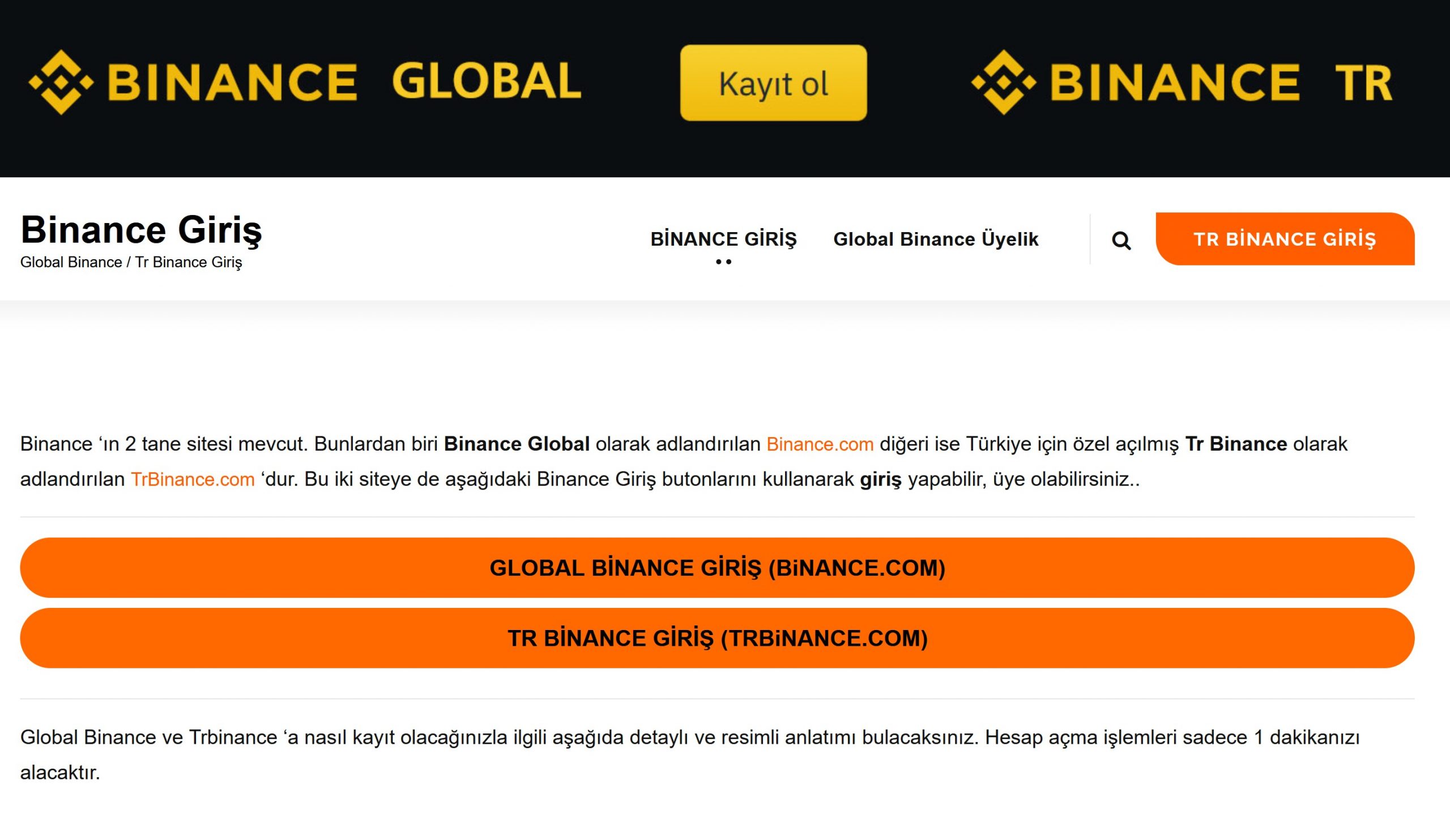 Binance Giriş
